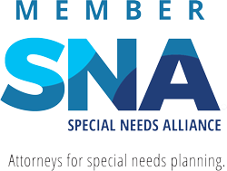Member SNA Special Needs Alliance Attorneys for special needs planning.